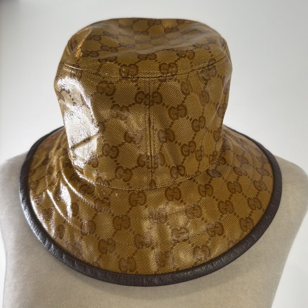 Gucci X Adidas coated nylon monogram bucket hat - Picture 3 of 7